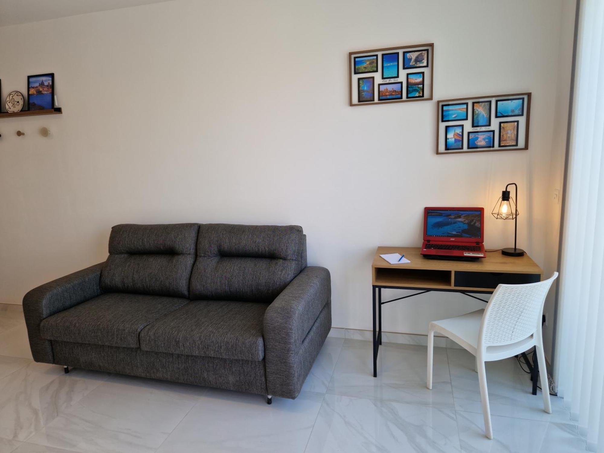 Sea View New Penthouse Terrace & Garage Parking Apartment St. Paul's Bay Ngoại thất bức ảnh